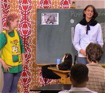 Pippi in der Schule