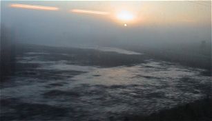Morgens auf der Fahrt nach L&uuml;beck